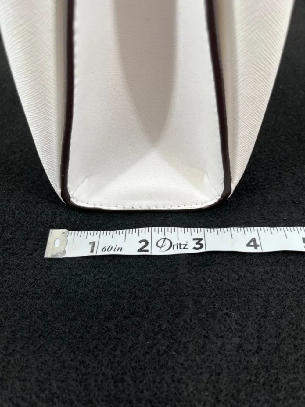 Michael Kors Ruthie Small Satchel White Leather Zip Double Handle Lined Bag